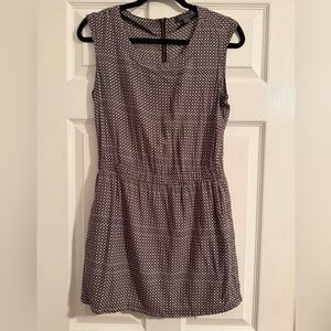 Forever 21 Gray Polka Dot Mini Dress